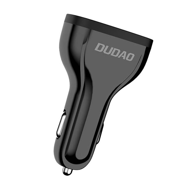 Autolader Dudao R7S 3x USB, QC 3.0, 18W (zwart)