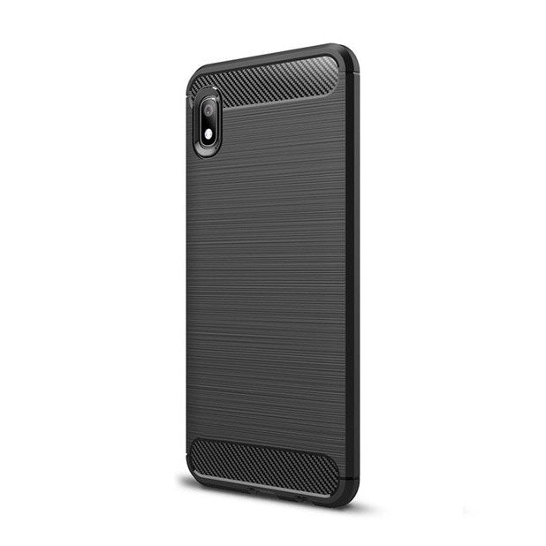 Xiaomi Redmi 7A carbon hoesje achterkant case zwart