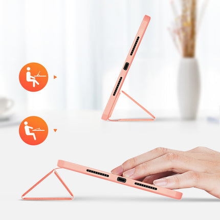 iPad Mini 6 - hoesje pink roze Silicone Smart Cover
