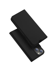 Dux Ducis voor iPhone 14 zwart hoesje Skin Pro Holster Flip Cover