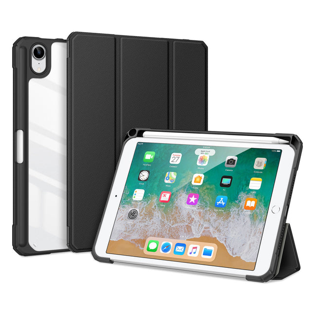 iPad Mini 6 - hoesje zwart Silicone Smart Cover