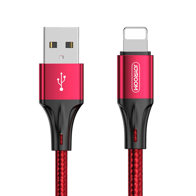 iPhone lightning kabel rood fast charging data kabel