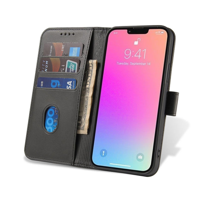 Samsung A03 (2022) hoesje Zwart Bookcase Mapje - Wallet Case