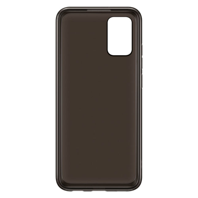 Samsung Soft Clear Cover duurzame hoes met gelframe en versterkte achterkant Samsung Galaxy A02s EU zwart (EF-QA026TBEGEU)