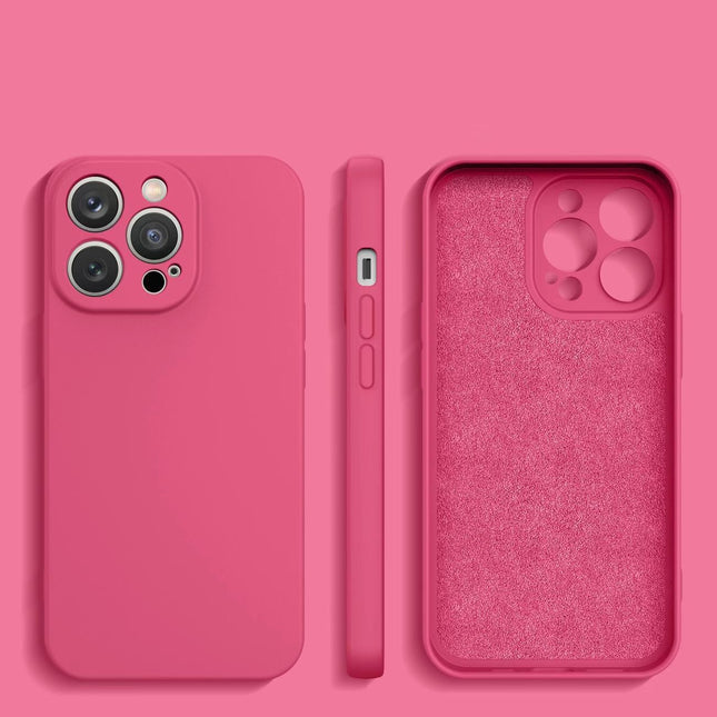 Samsung Galaxy S23 Siliconen hoesje case cover fucshia roze
