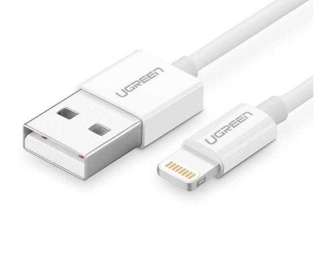 UGREEN USB naar Lightning Kabel MFi 1m (wit)