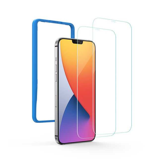Ugreen 2.5D gehard glas 9H duurzaam gehard glas iPhone 12 Pro Max transparant (hoesvriendelijk)