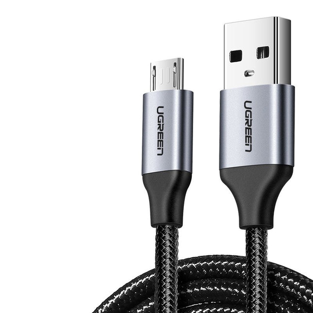 Ugreen kabel USB - micro USB kabel 1m grijs (60146)