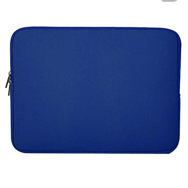 Universele hoes laptoptas 15,6'' slide tablet computer organizer blauw