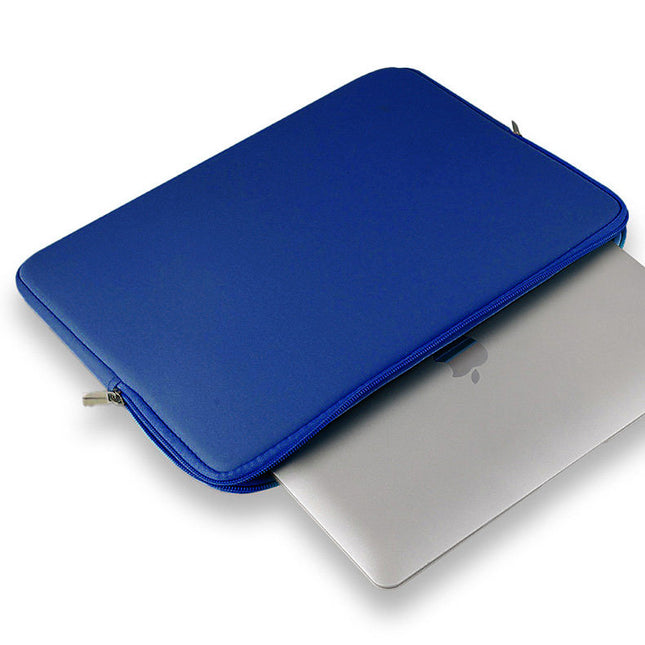 Universele hoes laptoptas 15,6'' slide tablet computer organizer blauw