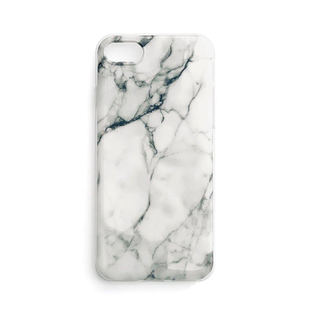 Wozinsky Marble TPU case cover voor Samsung Galaxy A21S wit