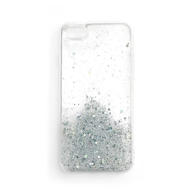 Star Glitter Shining Cover voor iPhone 12 Pro Max transparant