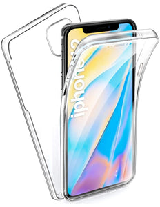 360° Full Cover Transparant TPU case voor iPhone 14 Pro Max