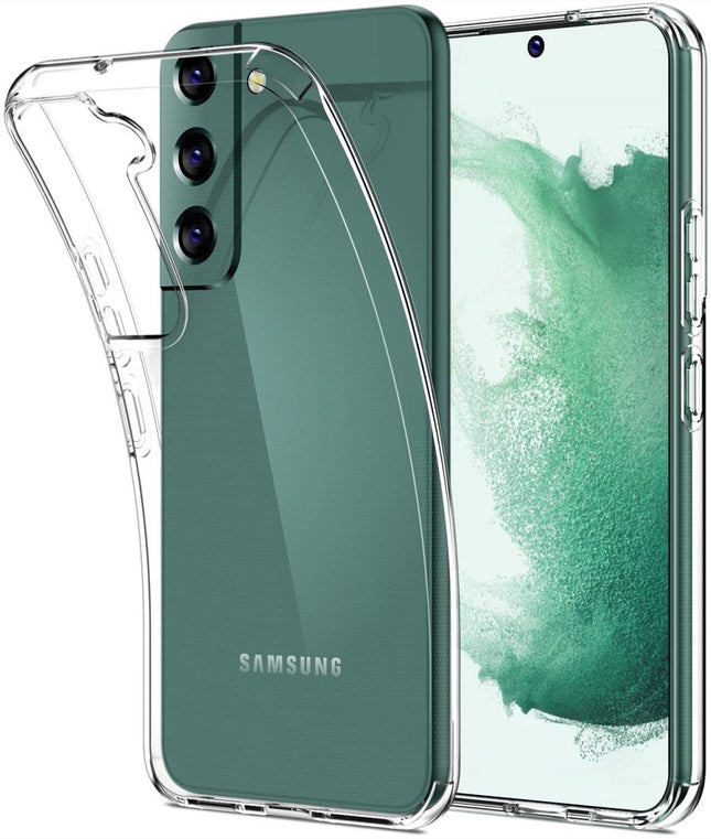 Samsung Galaxy S22 Plus hoesje achterkant doorzichtig transparant