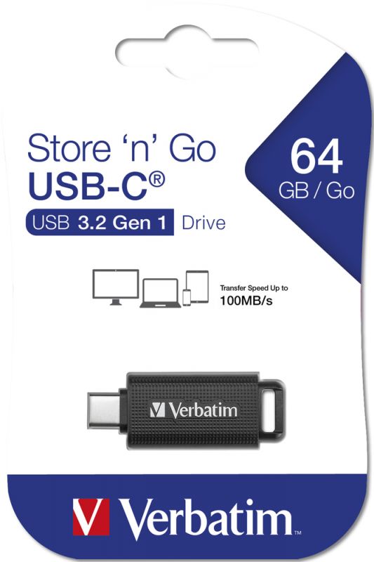 STORE 'N' GO USB-C 3.2 GEN 1 DRIVE 64GB