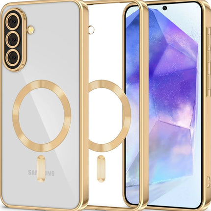 Samsung Galaxy A57 5G Hoesje Magnetic Magsafe Case - Goud
