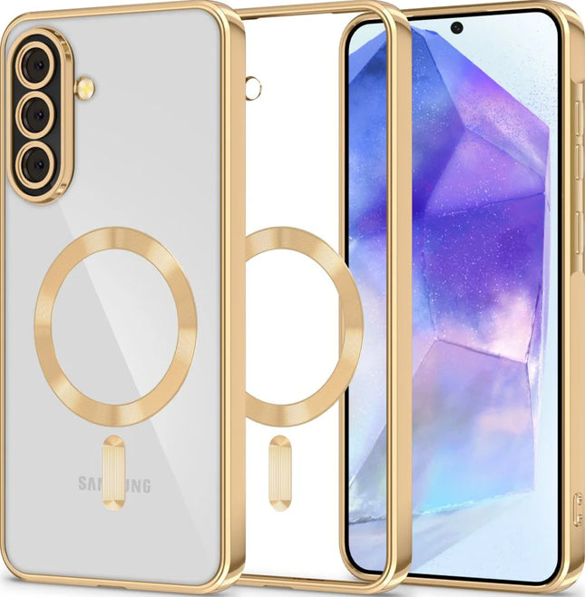 Samsung Galaxy A57 5G Hoesje Magnetic Magsafe Case - Goud