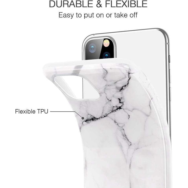 ESR Marble TPU-Marmorhülle für iPhone 11 Pro Max – weiß 