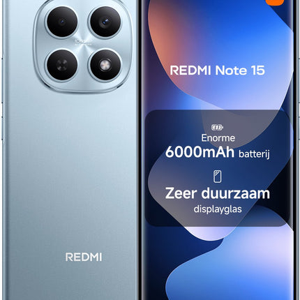 Xiaomi REDMI Note 15 - 8 GB RAM - 256 GB - Blauw