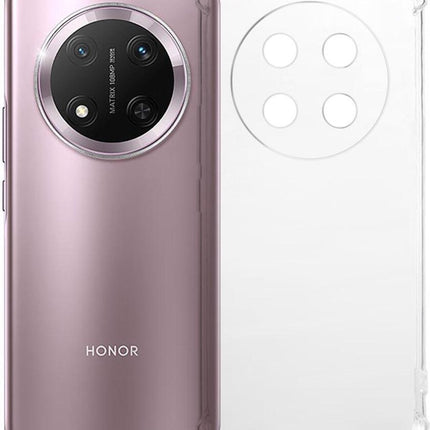 Transparant Hoesje Geschikt voor Honor Magic 7 Lite | Schokbestendig TPU | Back Cover | Dun | Flexibel | Shockproof | Doorzichtig
