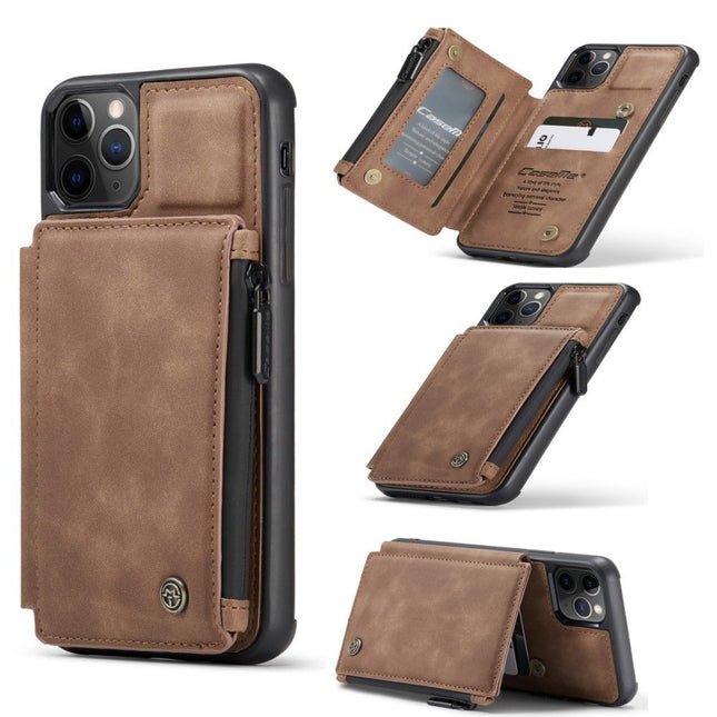 Apple iPhone 11 Pro Backcover Wallet Case (Braun) 