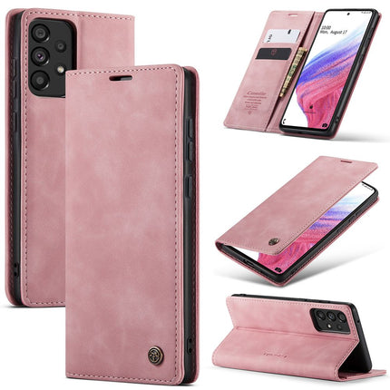 Hoesje Caseme Case Samsung Galaxy A33 - Retro Wallet Case - Pink