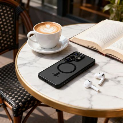 Samsung Galaxy S26 Ultra hoesje magsafe matte zwart Case