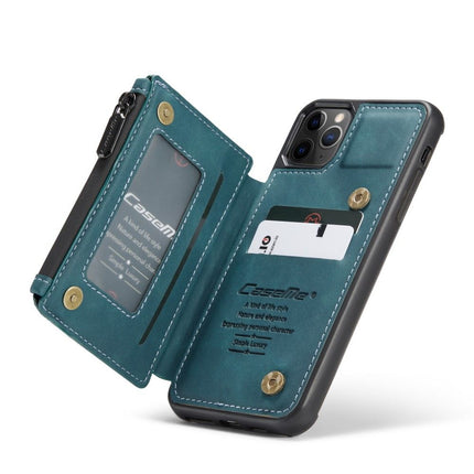 Apple iPhone 11 Pro Back Cover Wallet Case (Blue)