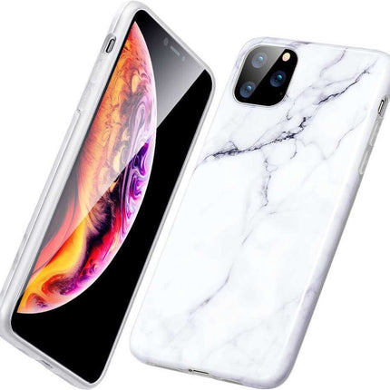 ESR Marble TPU marmer hoesje voor iPhone 11 Pro Max - wit