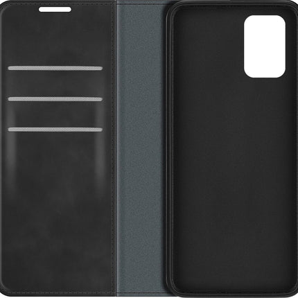 Motorola Moto E22/E22i Hoesje Magnetic Wallet Case - Black