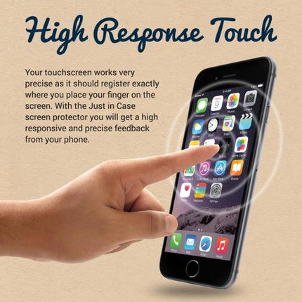 Just in Case Screen Protector Geschikt voor de Apple iPhone 6 / 6S - Crystal Clear - 3 stuks