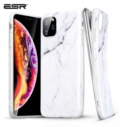 ESR Marble TPU-Marmorhülle für iPhone 11 Pro Max – weiß 