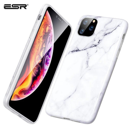 ESR Marble TPU-Marmorhülle für iPhone 11 Pro Max – weiß 