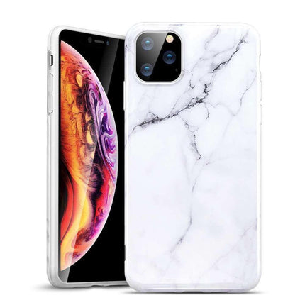 ESR Marble TPU marmer hoesje voor iPhone 11 Pro Max - wit