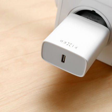 Fixed oplader 20w PD usb-c adapter+ lightning kabel 1m snellader