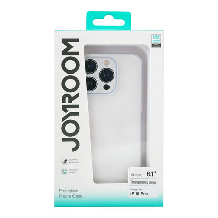 Beschermend telefoonhoesje Joyroom voor iPhone 15 (transparent)