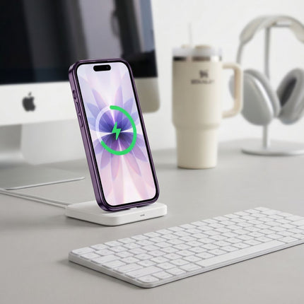 iPhone 17-hoesje – glanzend lavendel, MagSafe