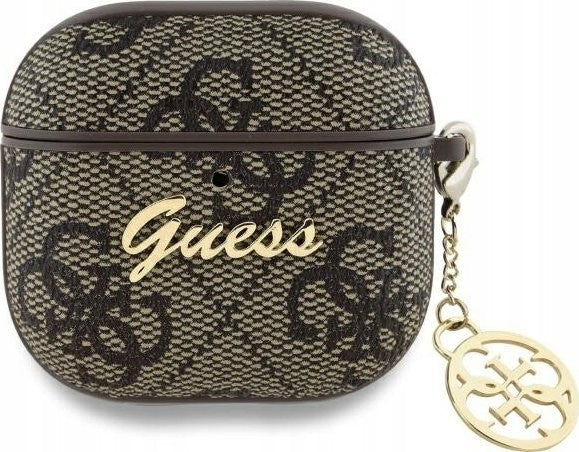 GUESS 4G Charm Collection Hoesje voor Apple AirPods 4 (GUA4G4GSMW) – Bruin