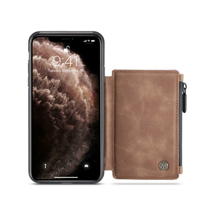 Apple iPhone 11 Pro Back Cover Wallet Case (Brown)