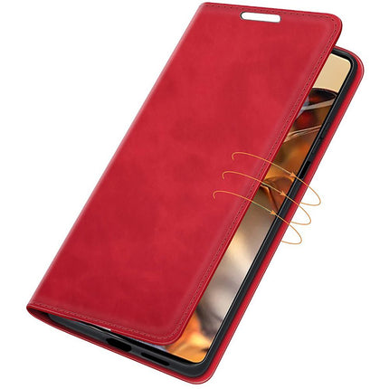 Hoesje Xiaomi 11T/11T Pro - Magnetic Wallet Case - Red