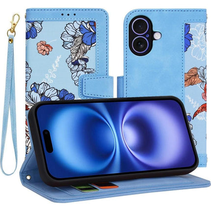 Techsuit FlipCraft Hoesje voor iPhone 16 – Vibrant Blauw