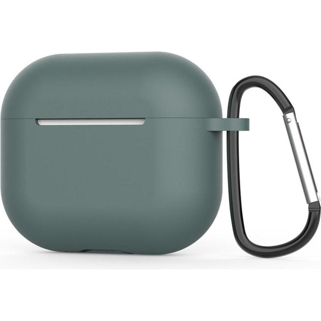 Techsuit Siliconen Hoesje voor AirPods 4 (THT1) – Ultradun en Glad – Petrol