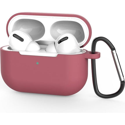 Techsuit Siliconen Hoesje voor AirPods Pro 3 – Ultradun en Glad – Bordeauxrood