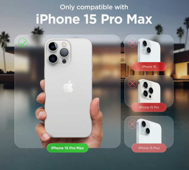 iPhone 15 Pro Max Privacyglas met Anti Spy-filter Privacy Glass - zwart