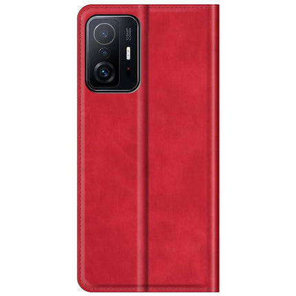 Hoesje Xiaomi 11T/11T Pro - Magnetic Wallet Case - Red