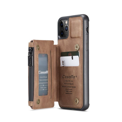 Apple iPhone 11 Pro Back Cover Wallet Case (Brown)