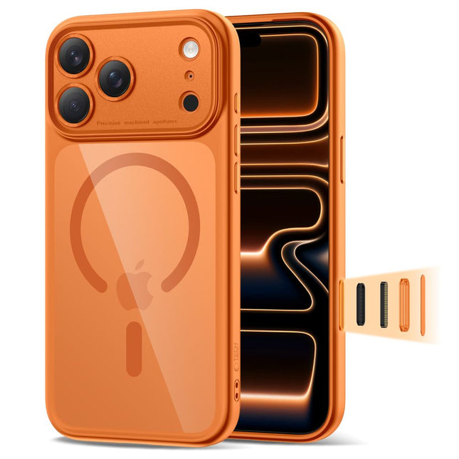 Hoesje Oranje Kleur Cosmic MagSafe voor iPhone 17 Pro