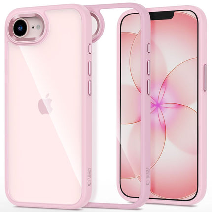 iPhone 16e / 17e Hoesje Roze Magnetic MagSafe Case transparant
