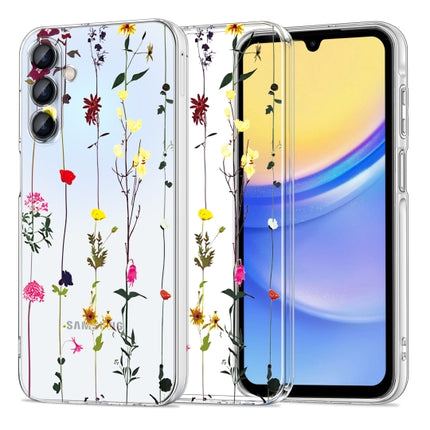 Samsung Galaxy A55 hoesje tuin bloemen