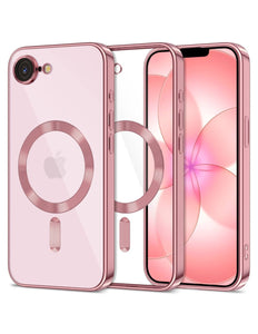 iPhone 16e / 17e Hoesje Magnetic MagSafe Case Rosegoud